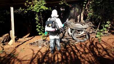 Secretaria de saÃºde de Rio Bonito do IguaÃ§u realizou ontem (09) o dia de combate a Dengue